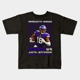 JUSTIN JEFFERSON - WR - MINNESOTA VIKINGS Kids T-Shirt